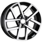 Alu kola AGT 17087, 17x7 5x114.3 ET40, černá + leštění