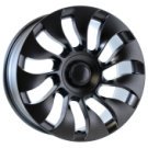 Alu kola AGT 19250, 19x9.5 5x114.3 ET45, černá matná (zátěžová)