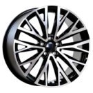 Alu kola Arceo DY1289, 19x8.5 5x108 ET45, černá + leštění (zátěžová)
