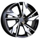 Alu kola Arceo DY1677, 17x7.5 5x108 ET40, černá + leštění