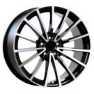 Alu kola Arceo DY579, 19x8.5 5x112 ET35, černá + leštění