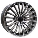 Alu kola Arceo DY980, 20x8.5 5x112 ET35, šedivá + leštění (zátěžová)