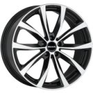 Alu kola MAK WOLF, 17x7.5 5x100 ET46, černá lesklá + leštění (zátěžová)