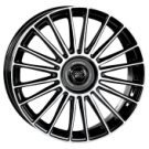 Alu kola Mille Miglia MM1022, 18x8 5x110 ET33, černá + leštění
