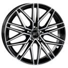 Alu kola Mille Miglia MM1023, 18x8 5x110 ET33, černá + leštění