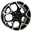 Alu kola Racing Line E236, 17x7 5x110 ET41, černá + leštění