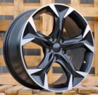 Alu kola Racing Line I5163, 19x8.5 5x112 ET40, černá matná + leštění