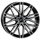 Alu kola Mille Miglia MM1023, 18x8 5x110 ET33, černá + leštění