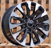 Alu kola Racing Line B1734, 20x8.5 6x139.7 ET20, černá + leštění (zátěžová)
