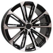 Alu kola Arceo DY297, 17x7.5 5x112 ET45, černá + leštění