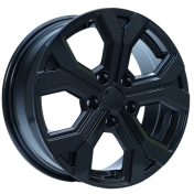 Alu kola AGT 16260, 16x6.5 5x114.3 ET40, černá lesklá