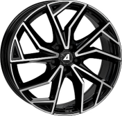 Alu kola ALUTEC ADX.02, 20x9 5x112 ET42, černá lesklá + leštění (zátěžová)