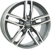 Alu kola ALUTEC IKENU, 19x8 5x112 ET27, šedivá + leštění