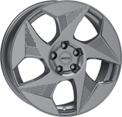 Alu kola ALUTEC SOLAR, 19x8 5x112 ET49, šedivá lesklá (zátěžová)