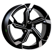 Alu kola Arceo DY1700, 20x9 5x112 ET40, černá + leštění (zátěžová)