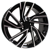 Alu kola Arceo DY729, 19x8 5x112 ET40, černá + leštění