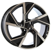 Alu kola Arceo DY739, 19x8.5 5x112 ET40, černá + leštění