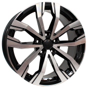 Alu kola Arceo DY745, 15x6 5x114.3 ET35, černá + leštění