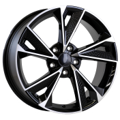Alu kola Arceo DY807, 17x7.5 5x112 ET35, černá + leštění