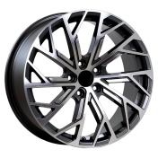 Alu kola Arceo DY818, 18x8 5x112 ET40, šedivá + leštění
