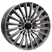 Alu kola Arceo DY987, 17x7.5 5x112 ET45, šedivá + leštění (zátěžová)