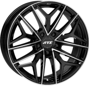 Alu kola ATS PASSION, 20x8.5 5x110 ET27, černá lesklá + leštění