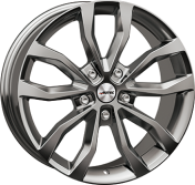 Alu kola AUTEC UTECA, 19x8.5 5x127 ET50, titanová (zátěžová)
