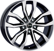 Alu kola AUTEC UTECA, 19x8.5 5x110 ET30, černá lesklá