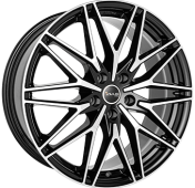 Alu kola AVUS VELGEN AC-MB6, 19x8 5x120 ET45, černá lesklá + leštění (zátěžová)