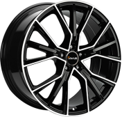 Alu kola AVUS VELGEN AF18, 18x8 5x112 ET48, šedivá matná + leštění