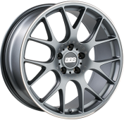 Alu kola BBS CHR, 19x10 5x130 ET38, černá matná + leštění