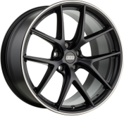 Alu kola BBS CI-R, 19x8.5 5x120 ET35, černá matná s červenou linkou