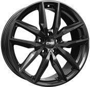 Alu kola CMS C28, 19x7.5 5x112 ET40, černá lesklá + leštění