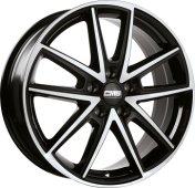 Alu kola CMS C30, 18x8 5x114.3 ET40, černá lesklá + leštění