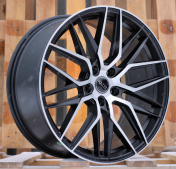 Alu kola Haxer HX035, 18x8 5x108 ET40, černá lesklá