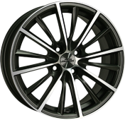 Alu kola INTER ACTION VELOCITY, 15x6.5 4x114.3 ET42, šedivá matná + leštění