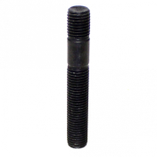 Kolové svorníky - štefty M12x1,5x50mm+15mm, oboustranný závit, černý