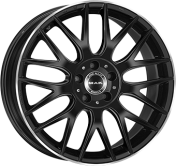 Alu kola MAK ARROW, 19x9 5x112 ET30, černá lesklá + leštění (zátěžová)