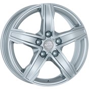 Alu kola MAK KING 5, 17x7.5 5x120 ET55, černá matná + leštění (zátěžová)