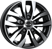 Alu kola MAK LOAD 5, 16x6.5 5x130 ET55, černá lesklá + leštění (zátěžová)