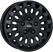 Alu kola MAK OVERLAND, 16x6.5 5x118 ET65, černá matná (zátěžová)