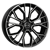 Alu kola MAK STILO, 20x8.5 5x108 ET42, černá lesklá + leštění (zátěžová)