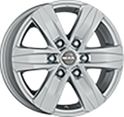 Alu kola MAK STONE 6, 17x7.5 6x130 ET60, stříbrná (zátěžová)