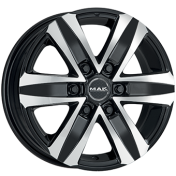 Alu kola MAK STONE 6, 18x8 6x130 ET53, stříbrná (zátěžová)