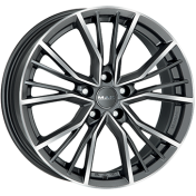 Alu kola MAK UNION, 19x8.5 5x112 ET42, šedivá + leštění