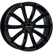 Alu kola MAK WOLF, 19x8 5x112 ET30, černá lesklá + leštění