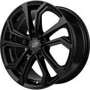 Alu kola MiM ESIS, 17x7.5 5x108 ET45, černá lesklá