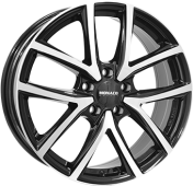 Alu kola MONACO WHEELS 2 CL2, 20x8 5x112 ET44, černá lesklá + leštění (zátěžová)