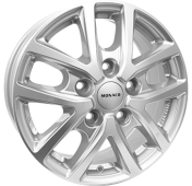 Alu kola MONACO WHEELS CL2T, 16x6.5 5x118 ET50, černá lesklá + leštění (zátěžová)