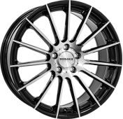 Alu kola MONACO WHEELS FORMULA, 17x7.5 5x112 ET45, černá lesklá + leštění